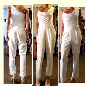 Express white jumpsuit